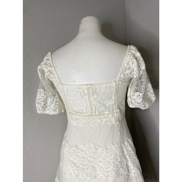 Free People Be Your Baby White Lace Babydoll Dress - Picture 9 of 13